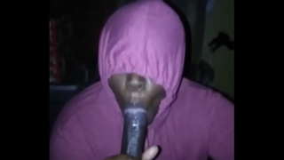 Bbw Ebony mastigar cum fóra da bbc amigo